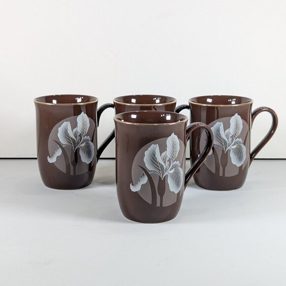 set of 4 OTAGIRI IRIS mugs, housewarming gift idea - Picture 4 of 11